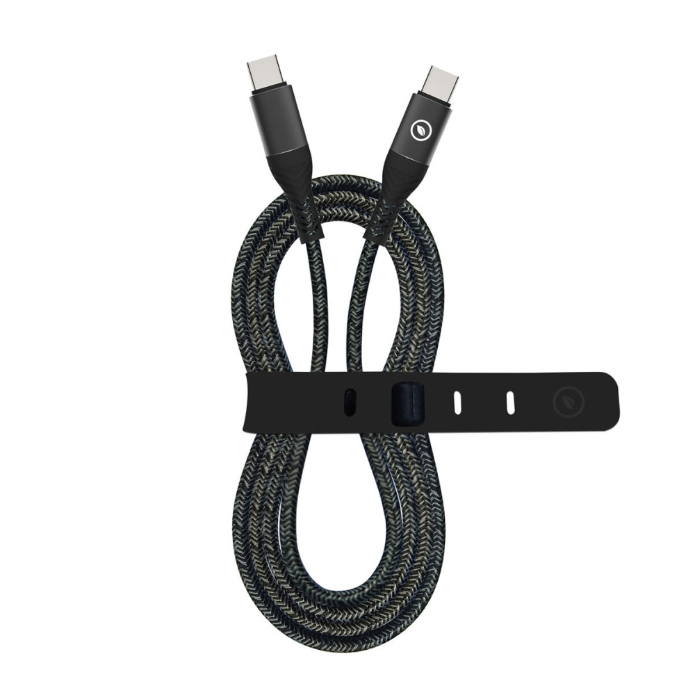 USB-C to USB-C Cable Muvit for Change Black 1,2 m