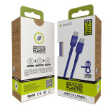 USB-C to USB-C Cable Muvit for Change Blue 1,2 m