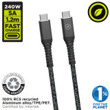 USB-C to USB-C Cable Muvit for Change Black 1,2 m