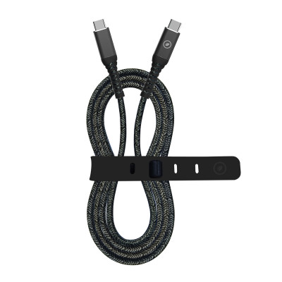 USB-C to USB-C Cable Muvit for Change Black 1,2 m