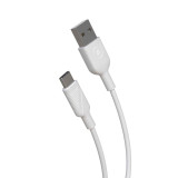 USB A to USB-C Cable Muvit White 3 m