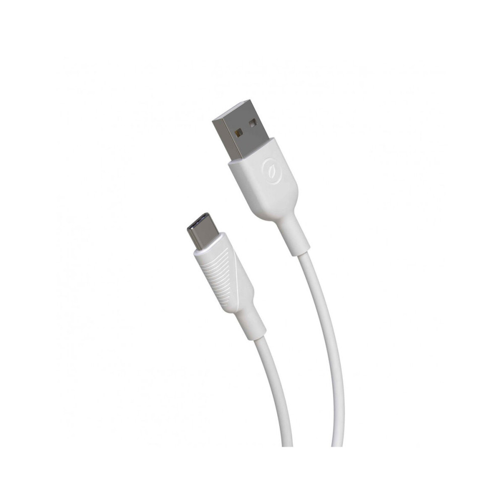 USB A to USB-C Cable Muvit White 3 m