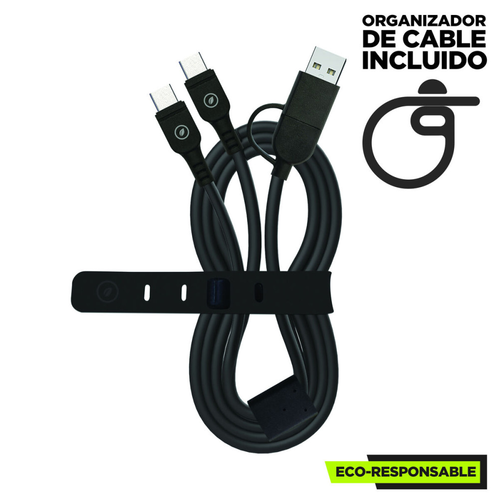 USB-C Cable Muvit for Change Black