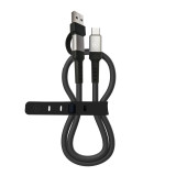 USB A to USB-C Cable Muvit for Change Black