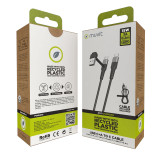 USB A to USB-C Cable Muvit for Change Black