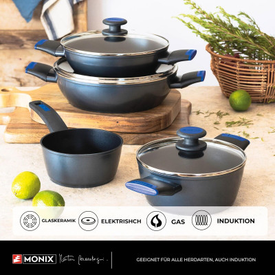 Cookware Monix Martin Berasategui Black 7 Pieces