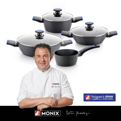 Cookware Monix Martin Berasategui Black 7 Pieces