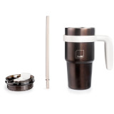 Mug with handle Ibili 669005 Grey Stainless steel