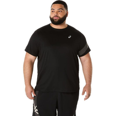 Men’s Short Sleeve T-Shirt Asics Icon Black