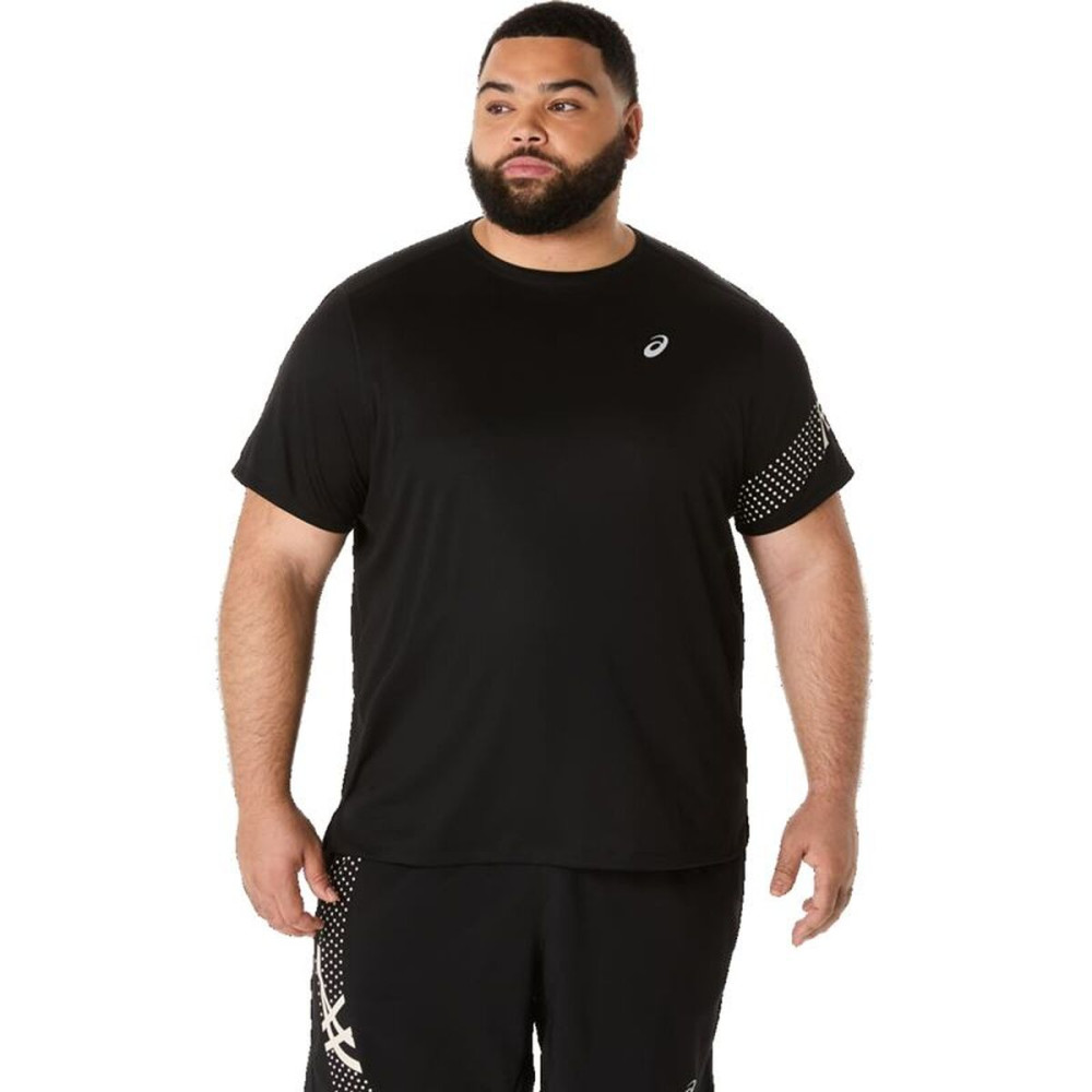 Men’s Short Sleeve T-Shirt Asics Icon Black