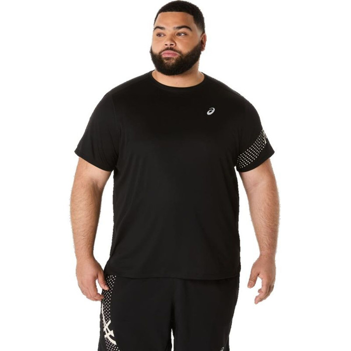 Men’s Short Sleeve T-Shirt Asics Icon Black
