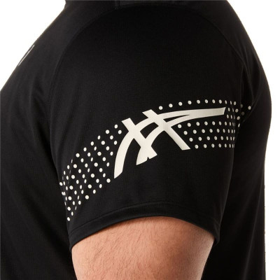 Men’s Short Sleeve T-Shirt Asics Icon Black