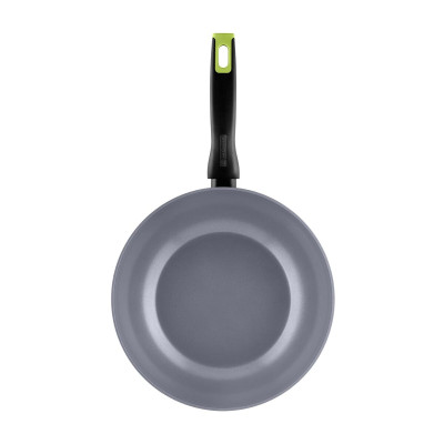 Wok Pan Monix M261232 Grey Aluminium Ø 28 cm