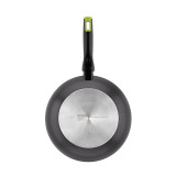Wok Pan Monix M261232 Grey Aluminium Ø 28 cm