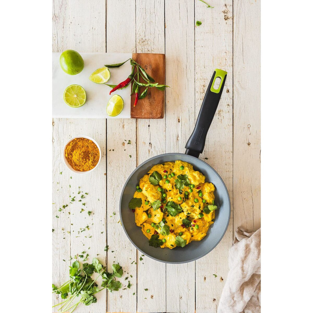 Wok Pan Monix M261232 Grey Aluminium Ø 28 cm