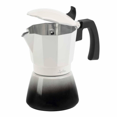 Italian Coffee Pot JATA HCAF2409 Cream Aluminium 9 Cups