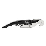 Bottle Opener with Corkscrew JATA Black Stainless steel