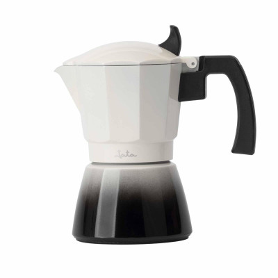 Italian Coffee Pot JATA HCAF2403 Cream Aluminium 3 Cups