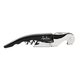 Bottle Opener with Corkscrew JATA Black Stainless steel