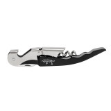 Bottle Opener with Corkscrew JATA Black Stainless steel