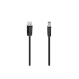 USB Cable Hama 00200603 Black 3 m