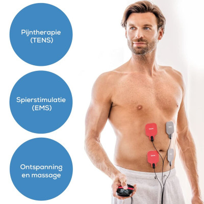 Electric Handheld Massager Beurer cuadradas Blue Electrostimulator