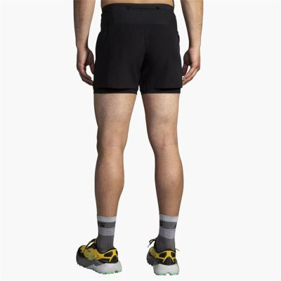 Men's Sports Shorts Brooks High Point 5" 2-in-1 Black