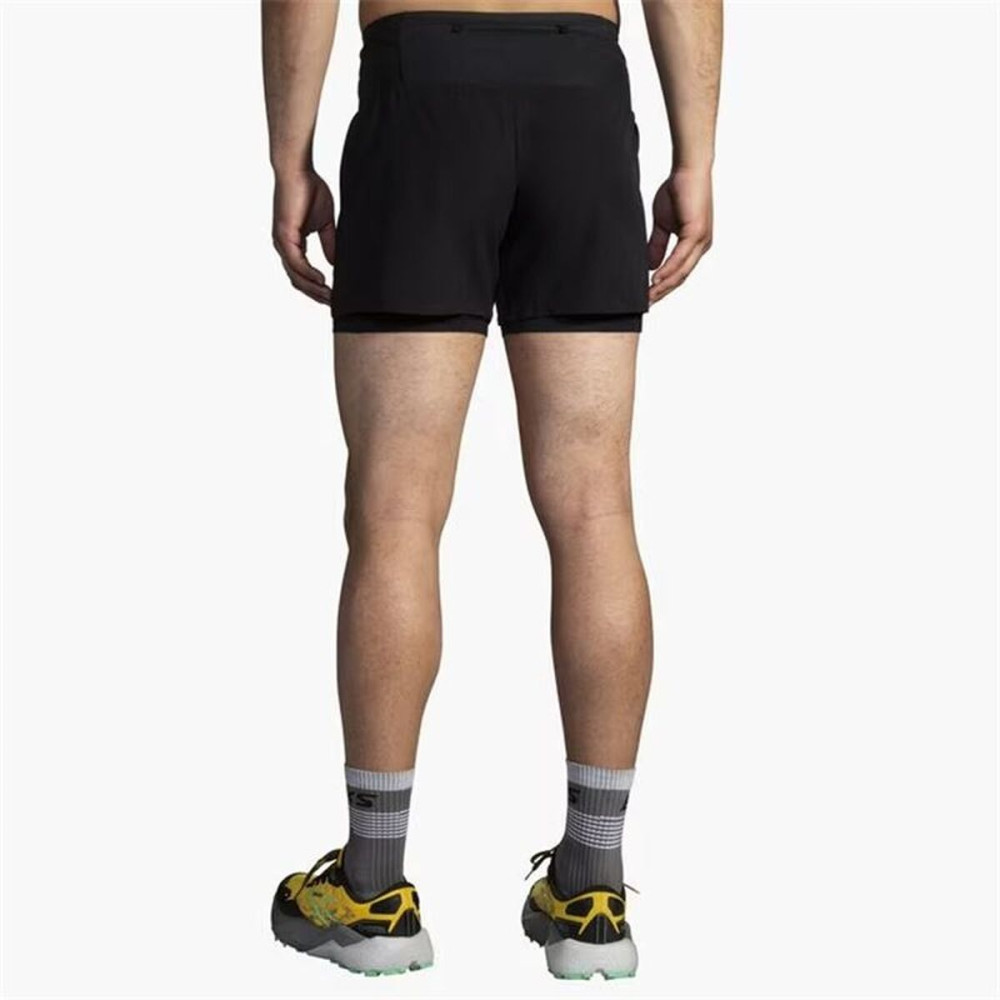 Men's Sports Shorts Brooks High Point 5" 2-in-1 Black