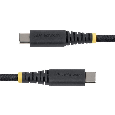 USB Cable Startech USB2CC2MNCBR Black 2 m
