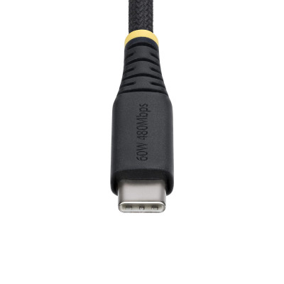 USB Cable Startech USB2CC2MNCBR Black 2 m