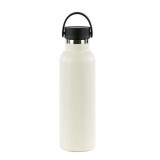 Water bottle Safta Blanco White Silicone Stainless steel