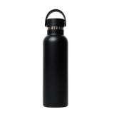 Water bottle Safta Negro Black Silicone Stainless steel