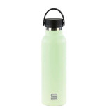 Water bottle Safta Verde hoja Silicone Stainless steel