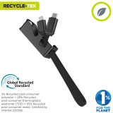 USB Cable Muvit MC167-RA-A Black