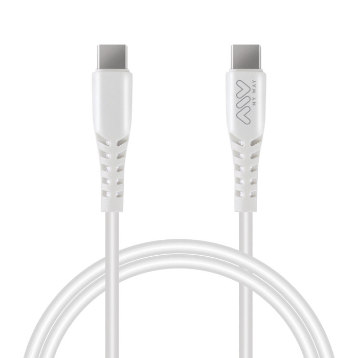 USB-C to USB-C Cable Myway White