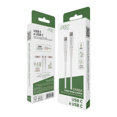 USB-C to USB-C Cable Myway White