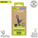 USB Cable Muvit MC278-A Black