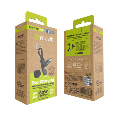 USB Cable Muvit MC278-A Black