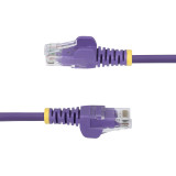 USB Cable Startech N6PAT100CMPLS Purple 1 m