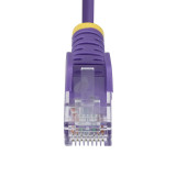 USB Cable Startech N6PAT100CMPLS Purple 1 m