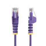 USB Cable Startech N6PAT200CMPLS Purple 2 m