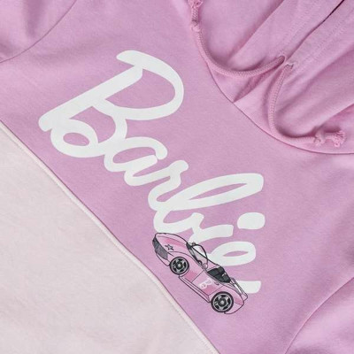Hooded Sweatshirt for Girls Barbie Pink