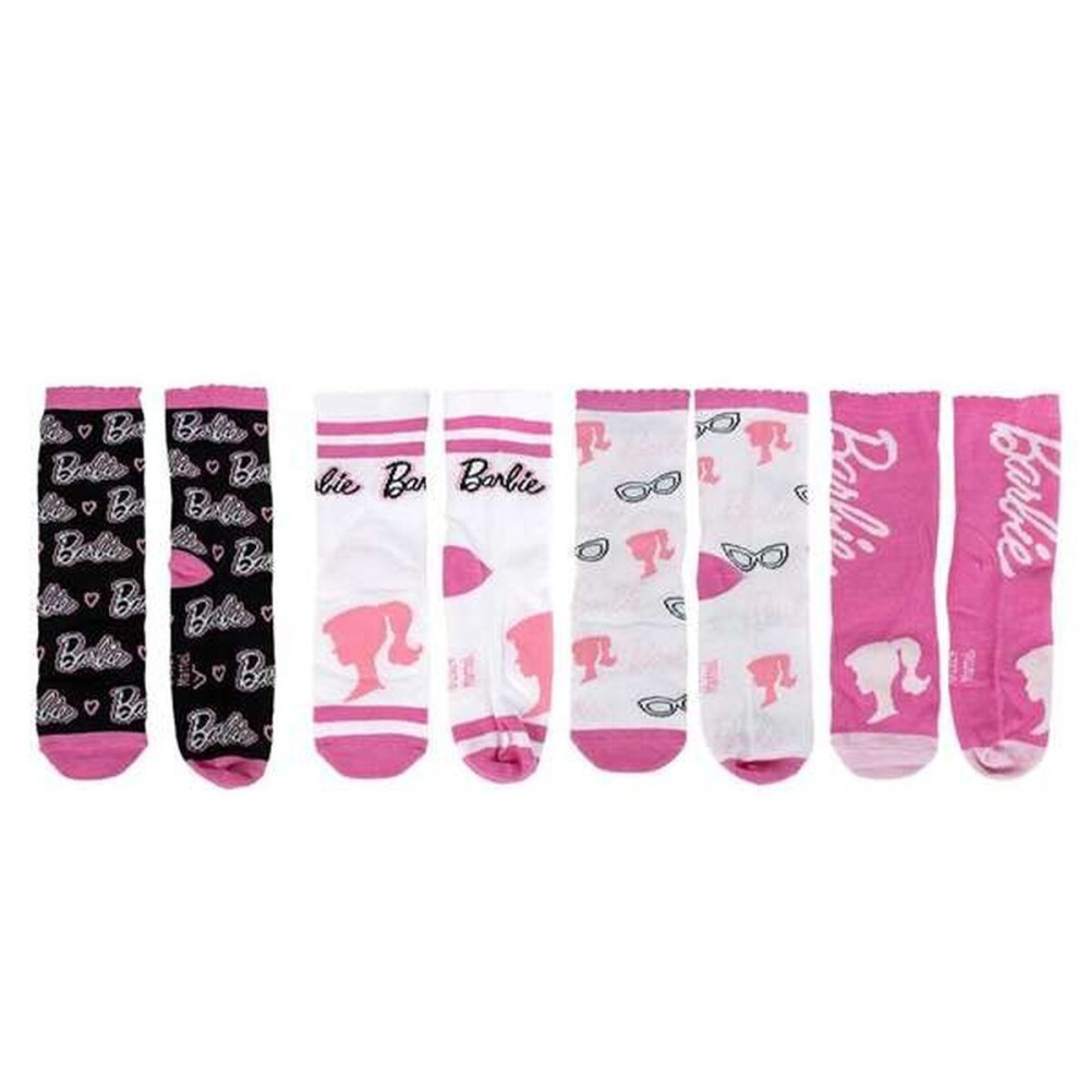 Socks Barbie Multicolour 35-38 Money box 4 pairs