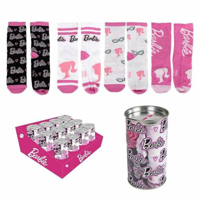 Socks Barbie Multicolour 35-38 Money box 4 pairs