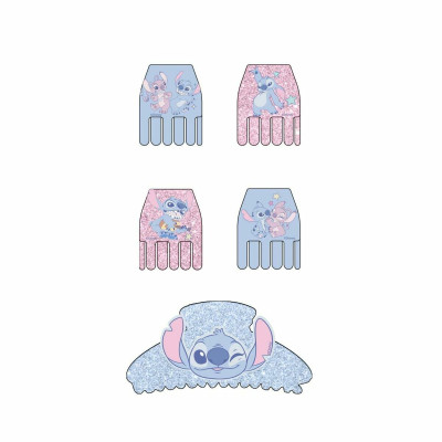 Hair Clips Stitch Blue