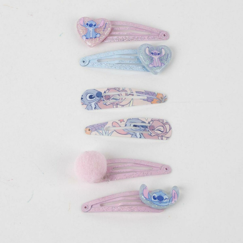 Hair Clips Stitch Blue