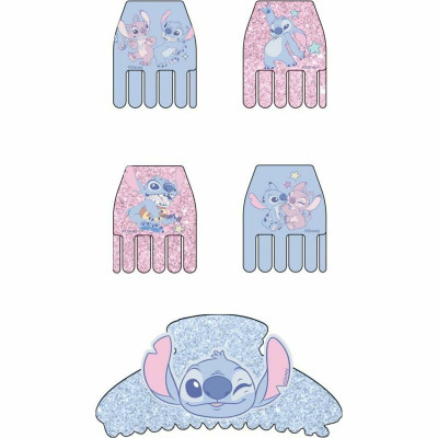 Hair Clips Stitch Blue