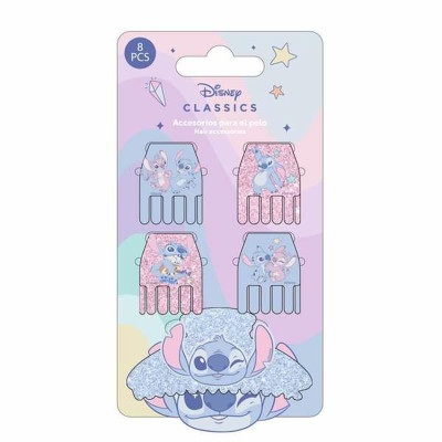 Hair Clips Stitch Blue