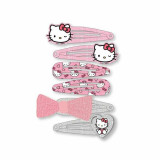 Hair Clips Hello Kitty Pink