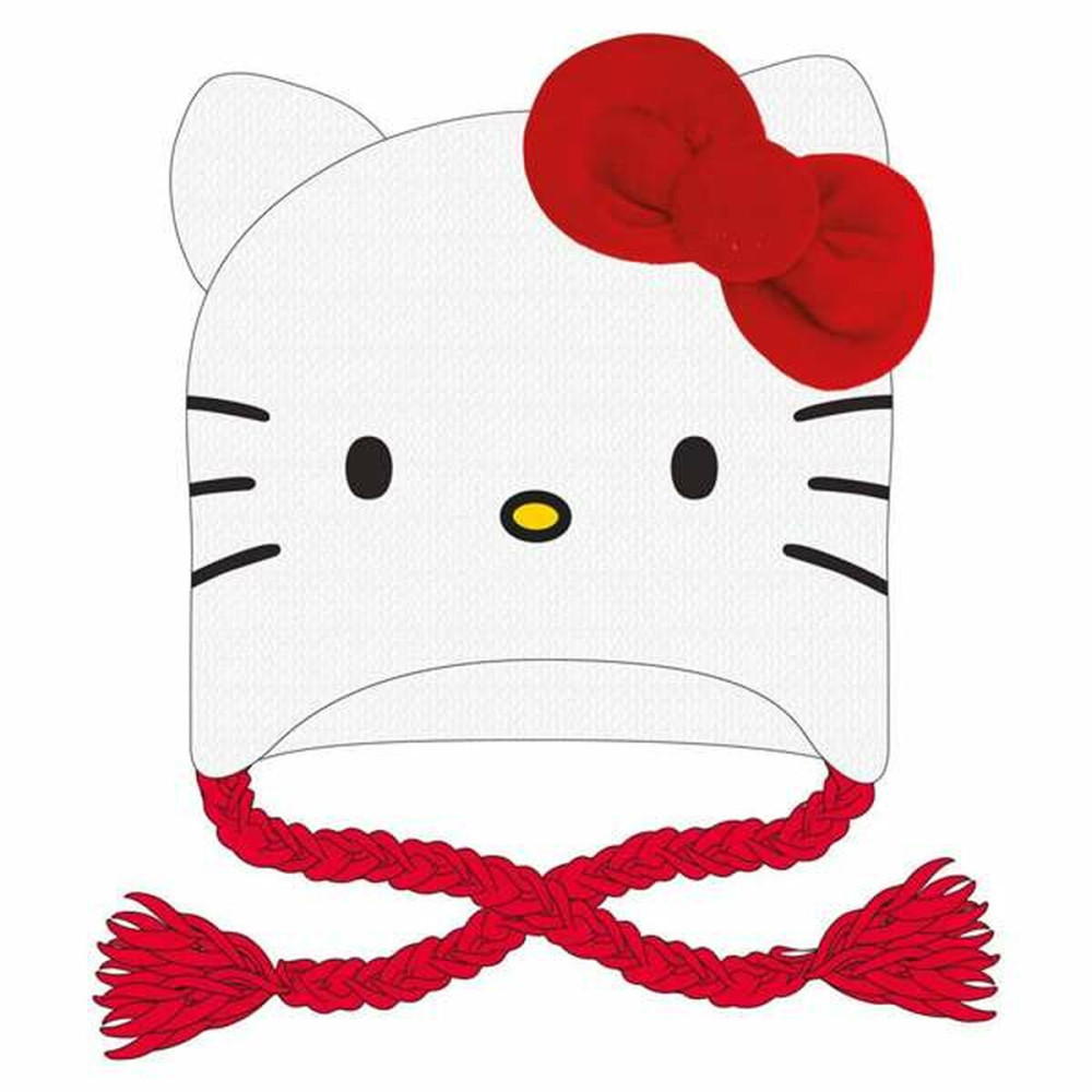 Child Cap Hello Kitty White